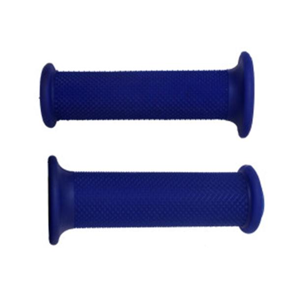Coppia manopole semi-rigide blu racing Accossato forate