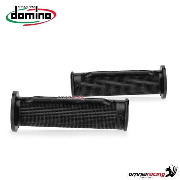 Pair of Domino vintage Daytona rubber grips black color