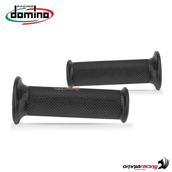 Domino pair of Dakar rubber closed grips 128 mm