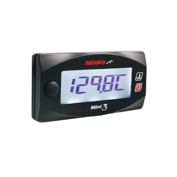 Manopole riscaldate nere KOSO interruttore integrato universali 7/8 pollici L=130mm