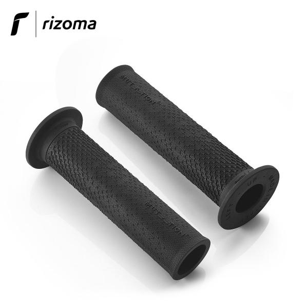 Pair of universal Rizoma Mutation P1 22mm grips in PVC technopolymer
