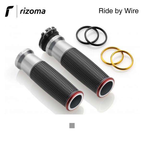 Coppia di manopole Rizoma Urlo ride by wire 22 mm alluminio per Ducati XDIAVEL S 2016>