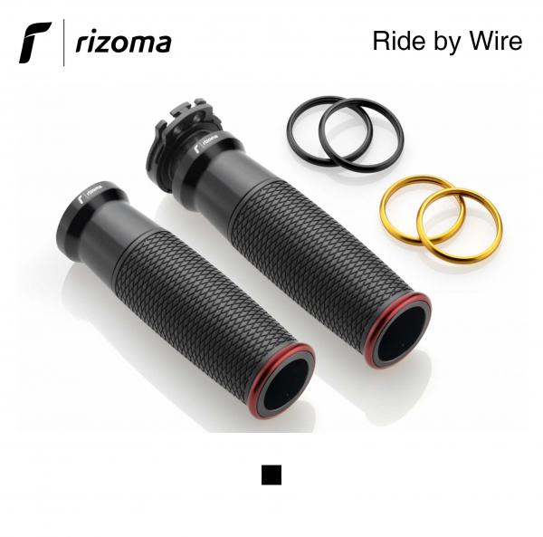 Rizoma "URLO" ride by wire manopole in alluminio 22mm per TRIUMPH Street twin 900 16>