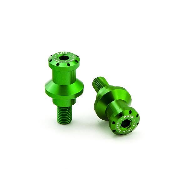 Puig Green Spool Sliders Kawasaki Ninja 125 2019-2025
