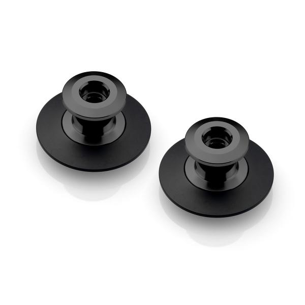 Rizoma black kickstand supports Ducati Multistrada V2 2022-2024