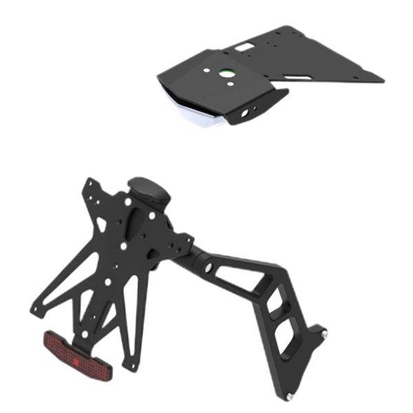 Kit completo portatarga Lightech luce e catadriotto Corea Bmw RnineT urban 2016-2019