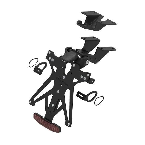 Kit completo portatarga Lightech luce e catadriotto Svizzera Yamaha MT07 2025