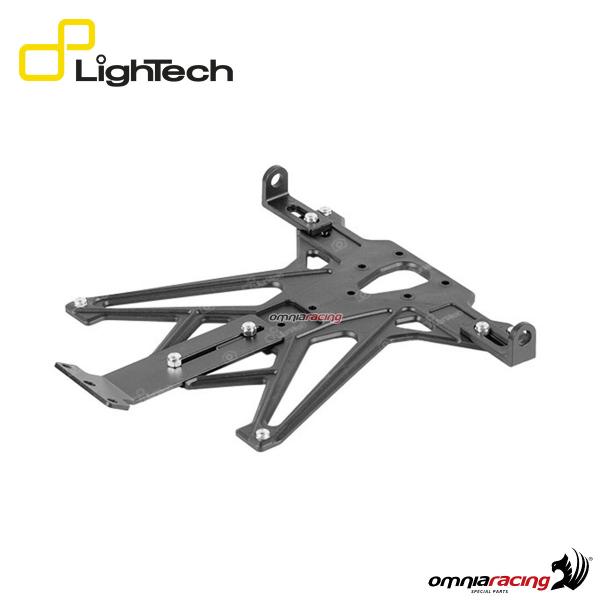 Lightech License plate holder with reflector support and turn light supports TAR01