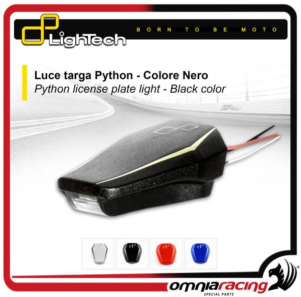 Lightech Luce targa Python led colore Nero