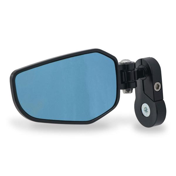 Specchio CNC Racing bar-end EVO in alluminio nero sinistro