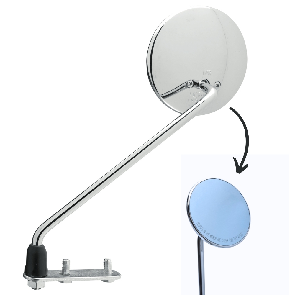 Motorcycle mirror FAR 1025BLU Left Vespa Piaggio Blu Edition