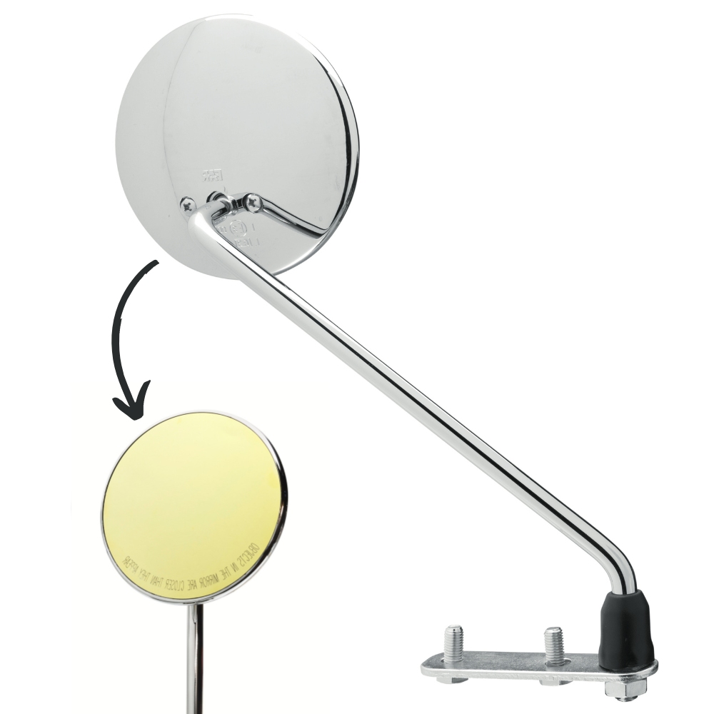 Specchietto moto FAR 1026ORO destro Vespa Piaggio Gold Edition