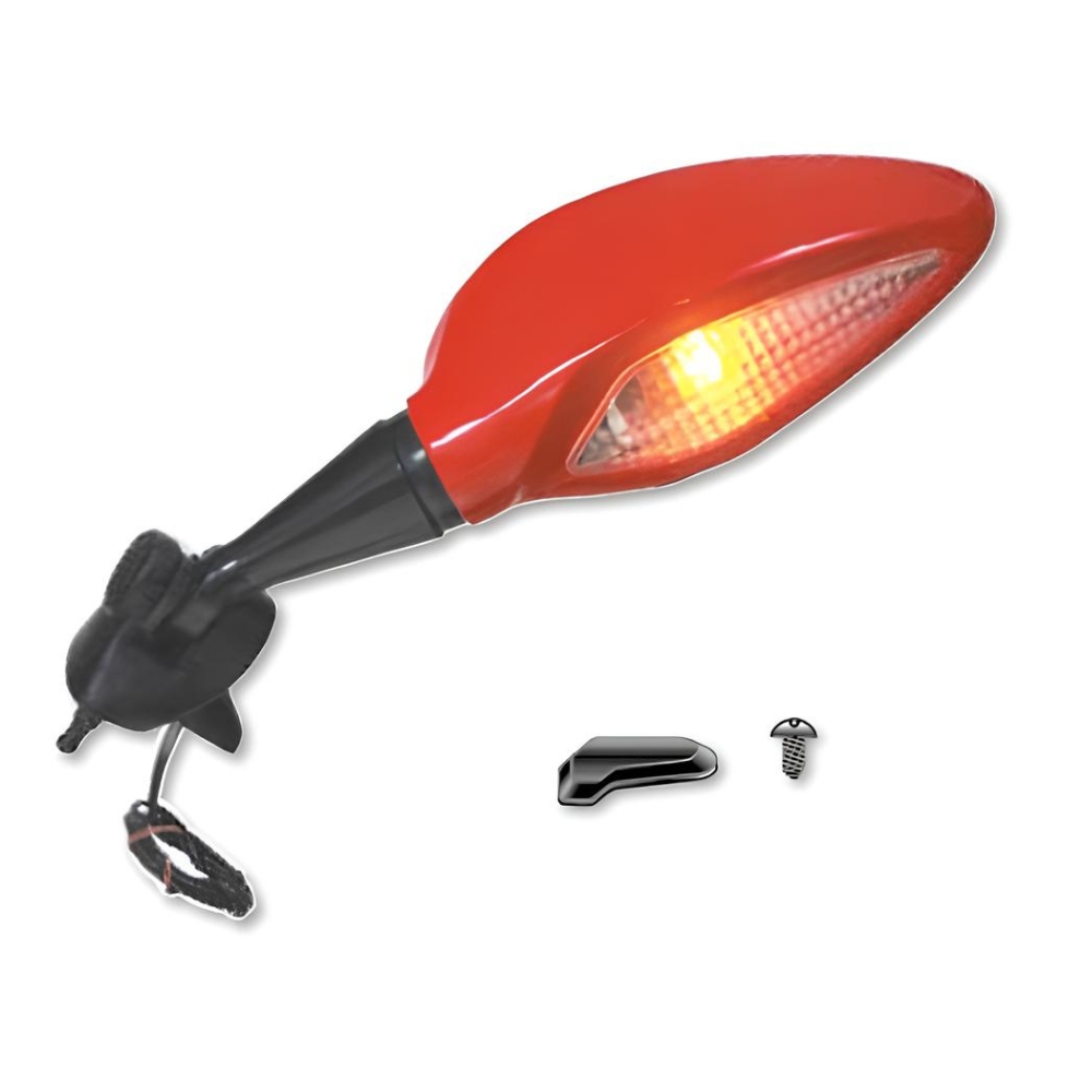 Specchietto moto con freccia FAR 6013 sinistro Ducati 999 S R 749 S Dark Con Di
