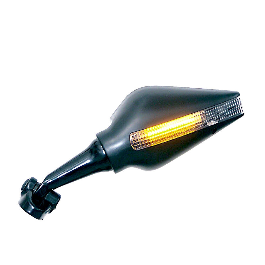 Specchietto moto con freccia FAR 6287 sinistro Universale Viper Snake Racing Con LED