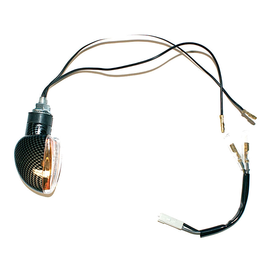 Specchietto moto con freccia FAR 7129N Connettori Femmina