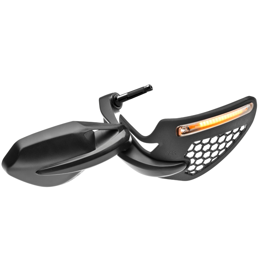 Motorcycle Mirror FAR 7602 Right Viper Shield Lever Bar End Con