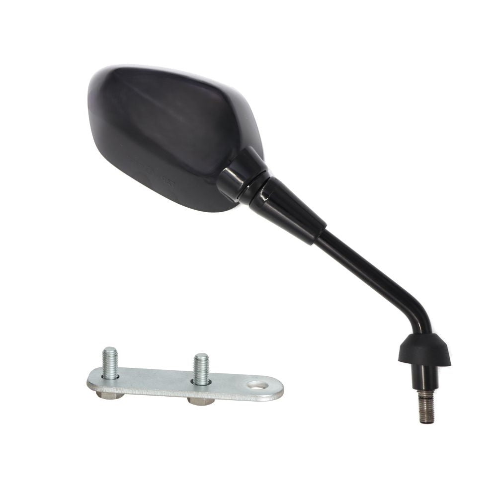 Motorcycle Mirror FAR 8126N Right Da bar end gts Black Edition