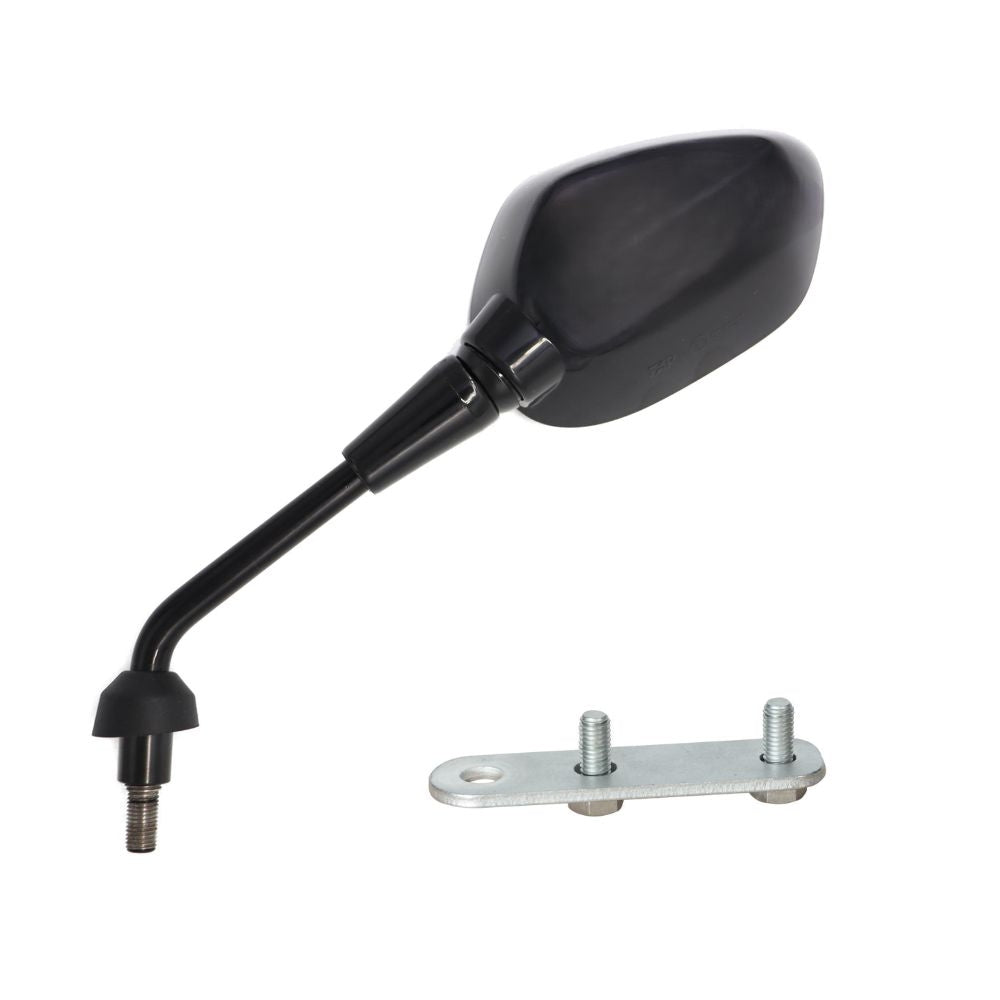 Motorcycle Mirror FAR 8127 N Left Da bar end gts Black Edition