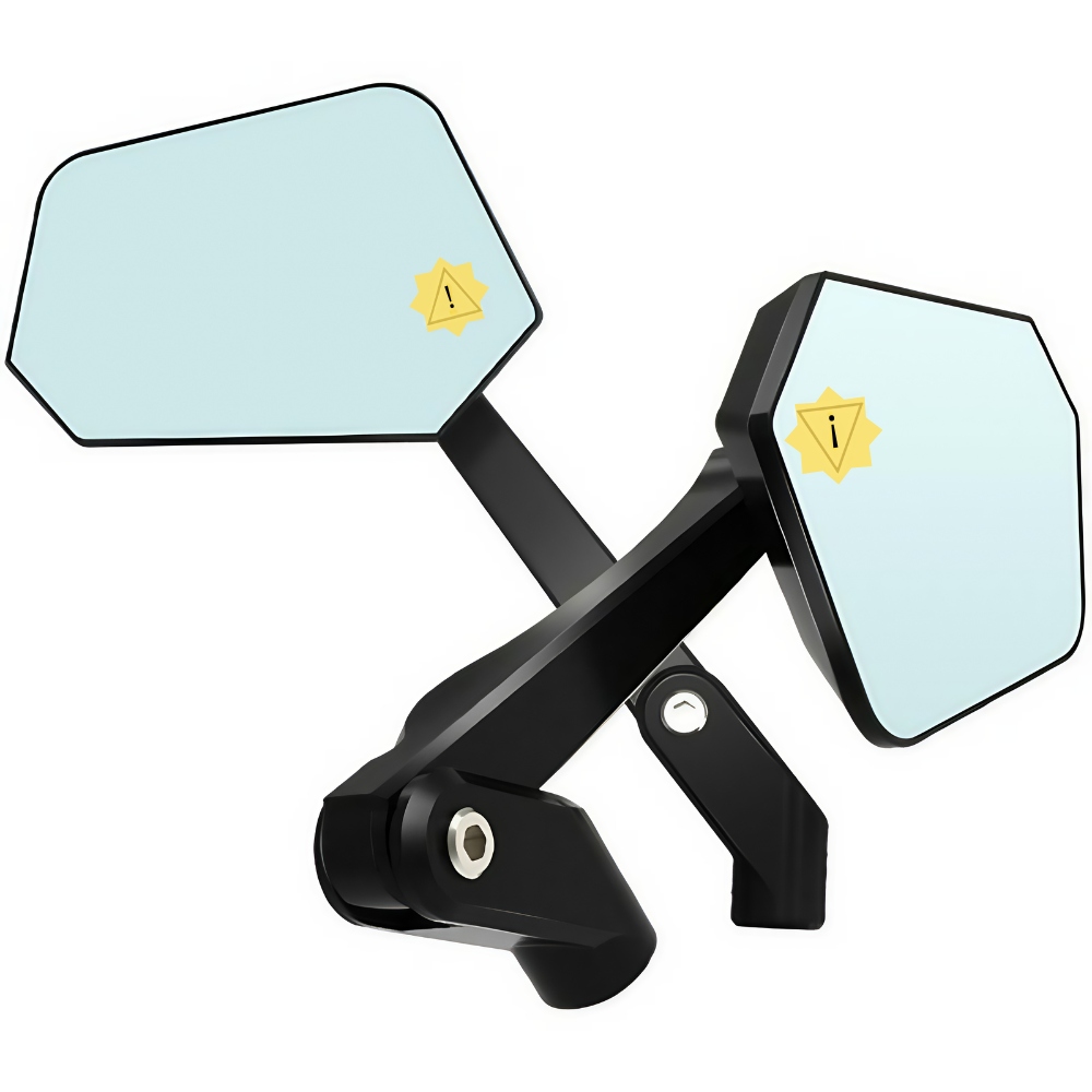 FAR motorcycle mirrors pair with overtaking sensor Blind Spot Detector