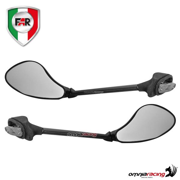 Coppia specchietti retrovisori destro + sinistro FAR per Yamaha TMax
