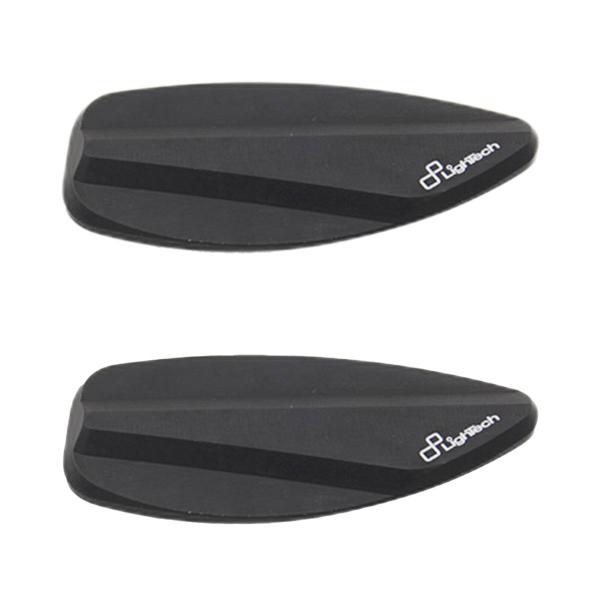 Coppia tappi specchio Lightech alluminio nero Mv Agusta F3 675 2012-2018