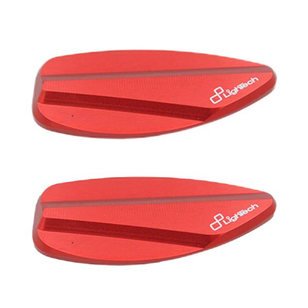 Coppia tappi specchio Lightech alluminio rosso Mv Agusta F3 675 2012-2018