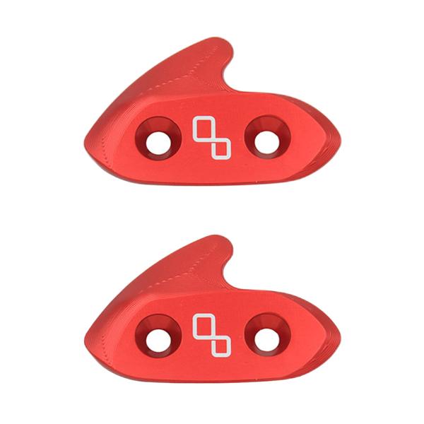 Coppia tappi specchio Lightech alluminio rosso Yamaha R1M 2016-2019