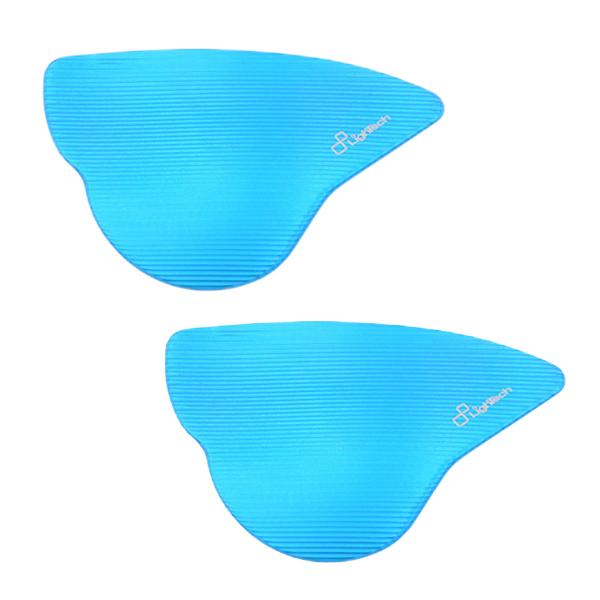 Pair of Lightech ergal rear view mirror caps cobalt color for Yamaha YZF R1/R1M 2020>