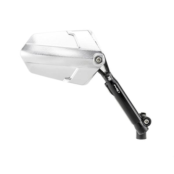 Puig mirror Explorer Right Black/aluminum M10