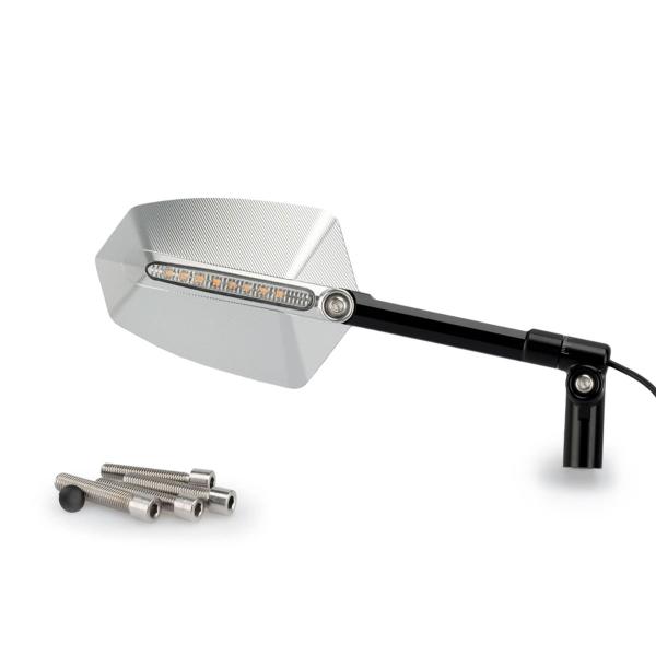 Puig mirror GTI Right aluminum/Black M10