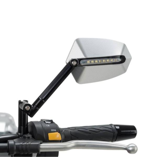 Puig mirror GTI left Black/aluminum M10