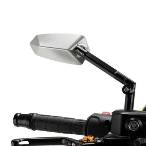Puig mirror F1.1 Right Black/Silver M10