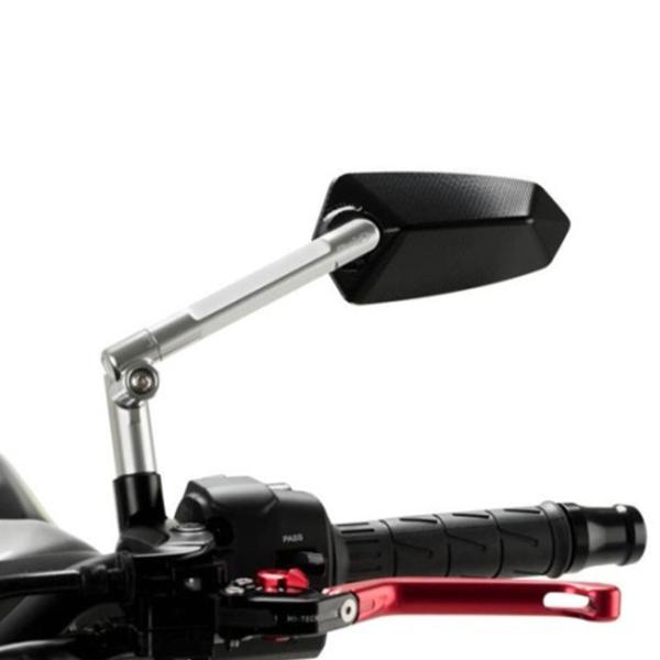 Puig mirror F1.1 left Silver/Black M10