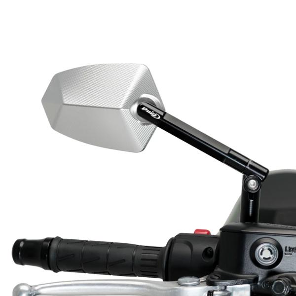 Puig mirror GT.1 Right Black/aluminum M10