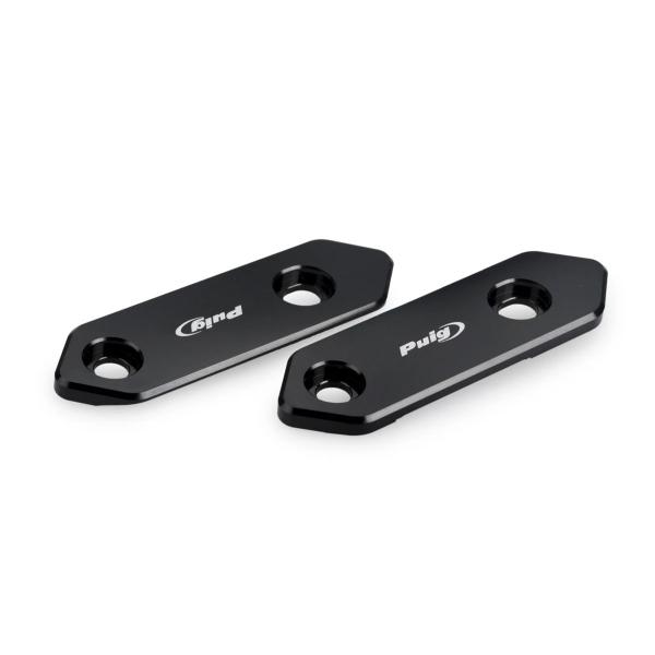 Puig aluminium Mirror Caps Black Triumph Daytona 660 2024-2025