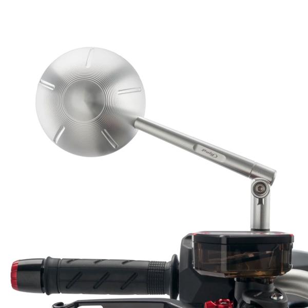 Puig mirror Retro Right aluminum M10