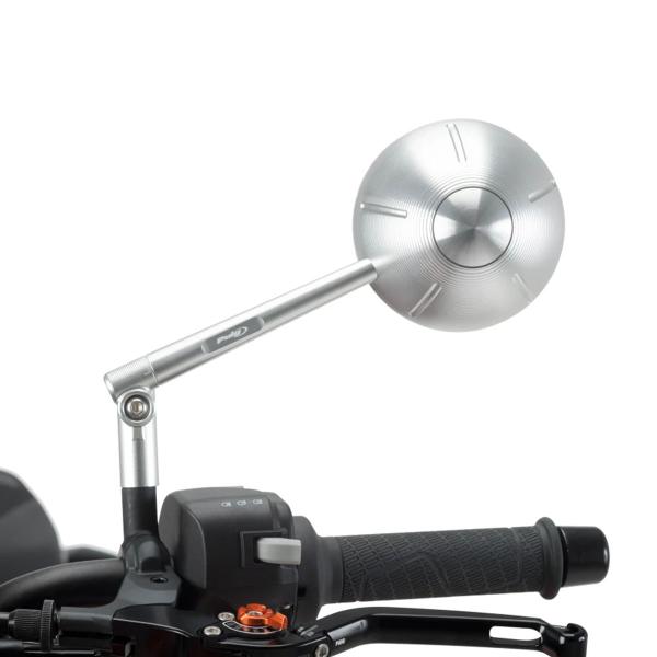 Puig mirror Retro left aluminum M10