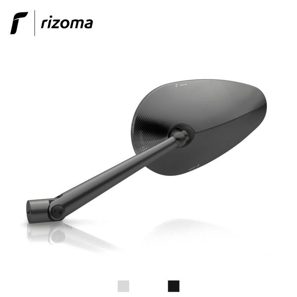 Specchietto Rizoma Radial RS in alluminio omologato colore nero