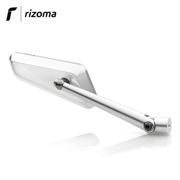 Specchietto Rizoma Circuit 744 Naked in alluminio non omologato colore argento