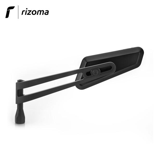 Specchietto Rizoma Circuit 959 RS in alluminio non omologato colore nero opaco