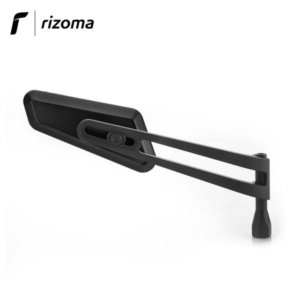 Specchietto Rizoma Circuit 959 RS in alluminio non omologato colore nero opaco