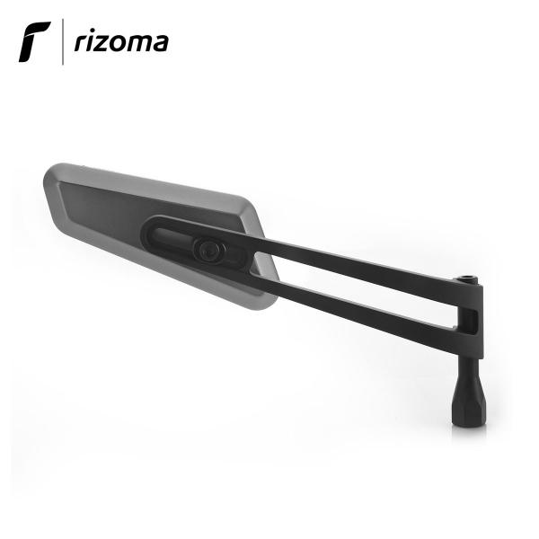 Specchietto Rizoma Circuit 959 RS in alluminio non omologato colore thunder grey