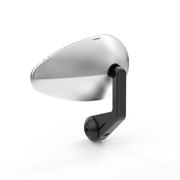 Specchietto Rizoma Reverse Radial silver Triumph Speed Triple 1050 2005-2011