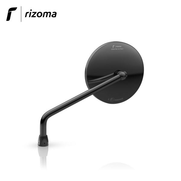 Specchietto Rizoma One in alluminio omologato colore nero
