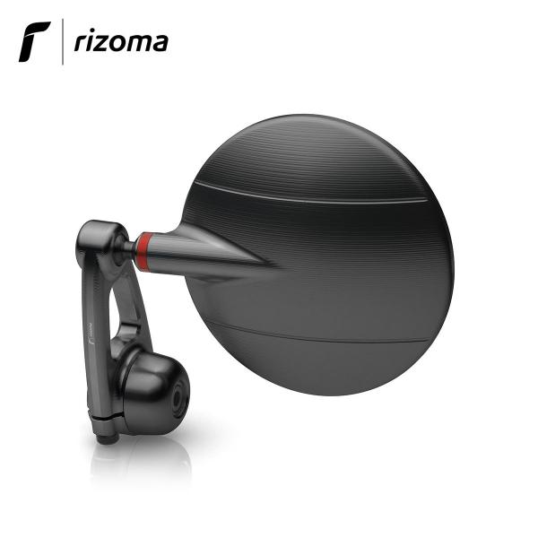 Specchietto Rizoma Spy Arm end-bar in alluminio omologato colore nero