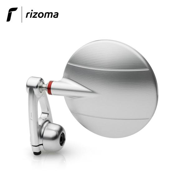 Specchietto Rizoma Spy Arm end-bar in alluminio non omologato colore argento