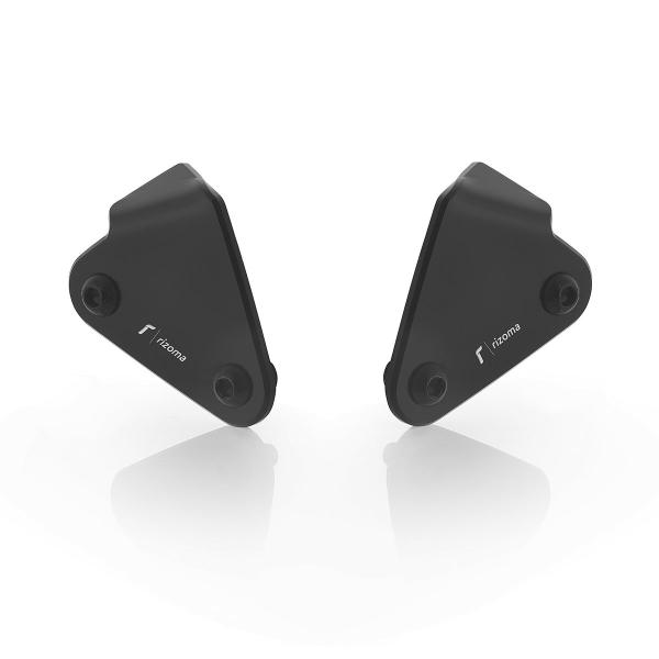 Rizoma black mirror hole plugs Honda Forza 750 2021-2022