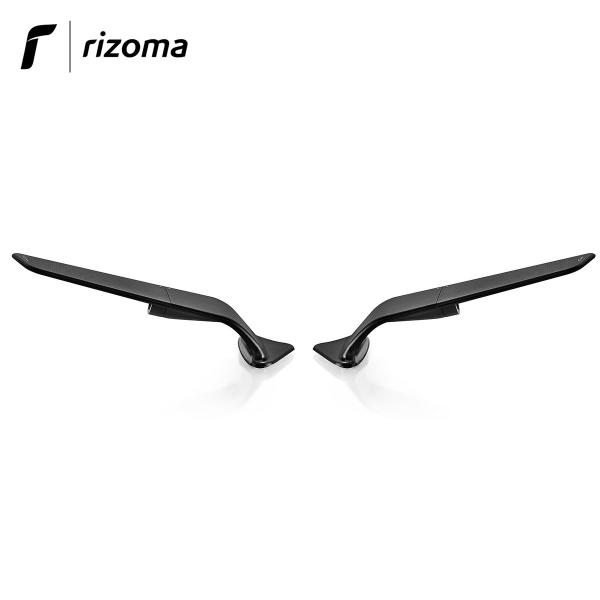 Rizoma Stealth aluminum mirror not approved black color for Ducati Panigale 959 2016>2019
