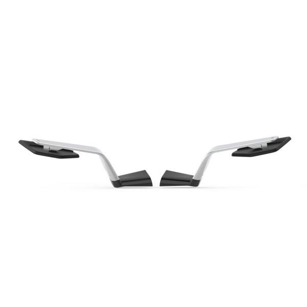 Rizoma silver Stealth PRO MAX mirrors Ducati Panigale V4 2025-2026