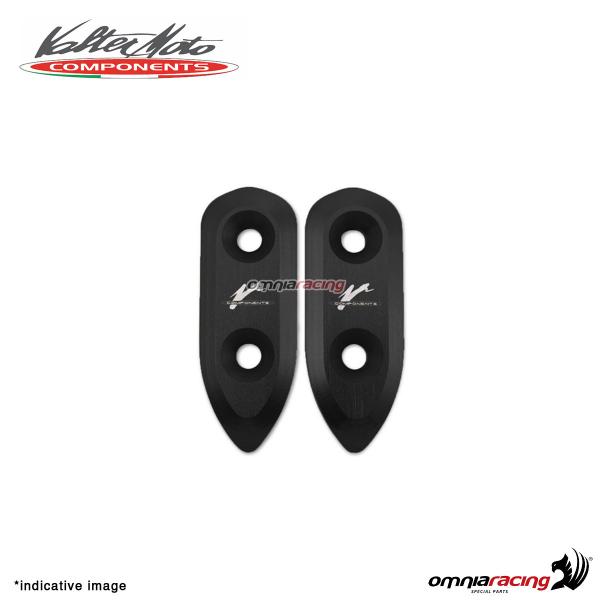 Valtermoto mirrors hole covers black aluminum for BMW S1000RR 2009>2018
